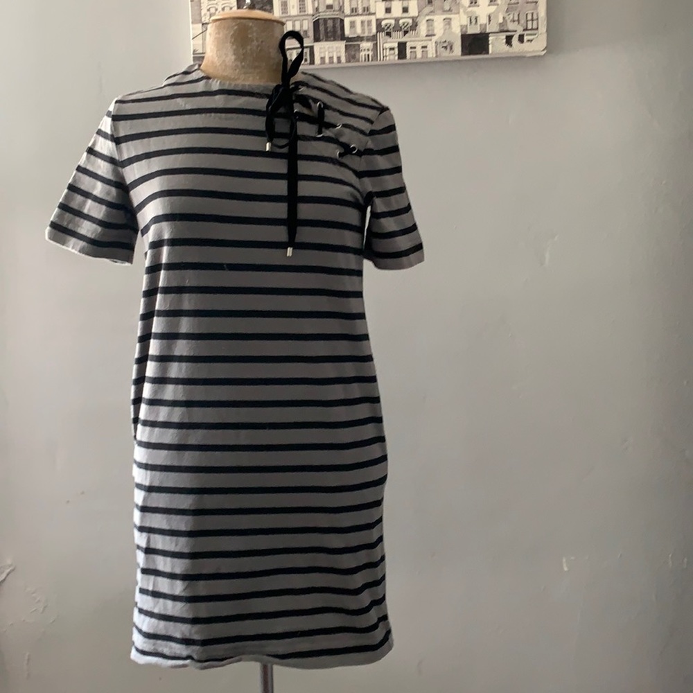 Marc Jacobs striped dress with pockets.